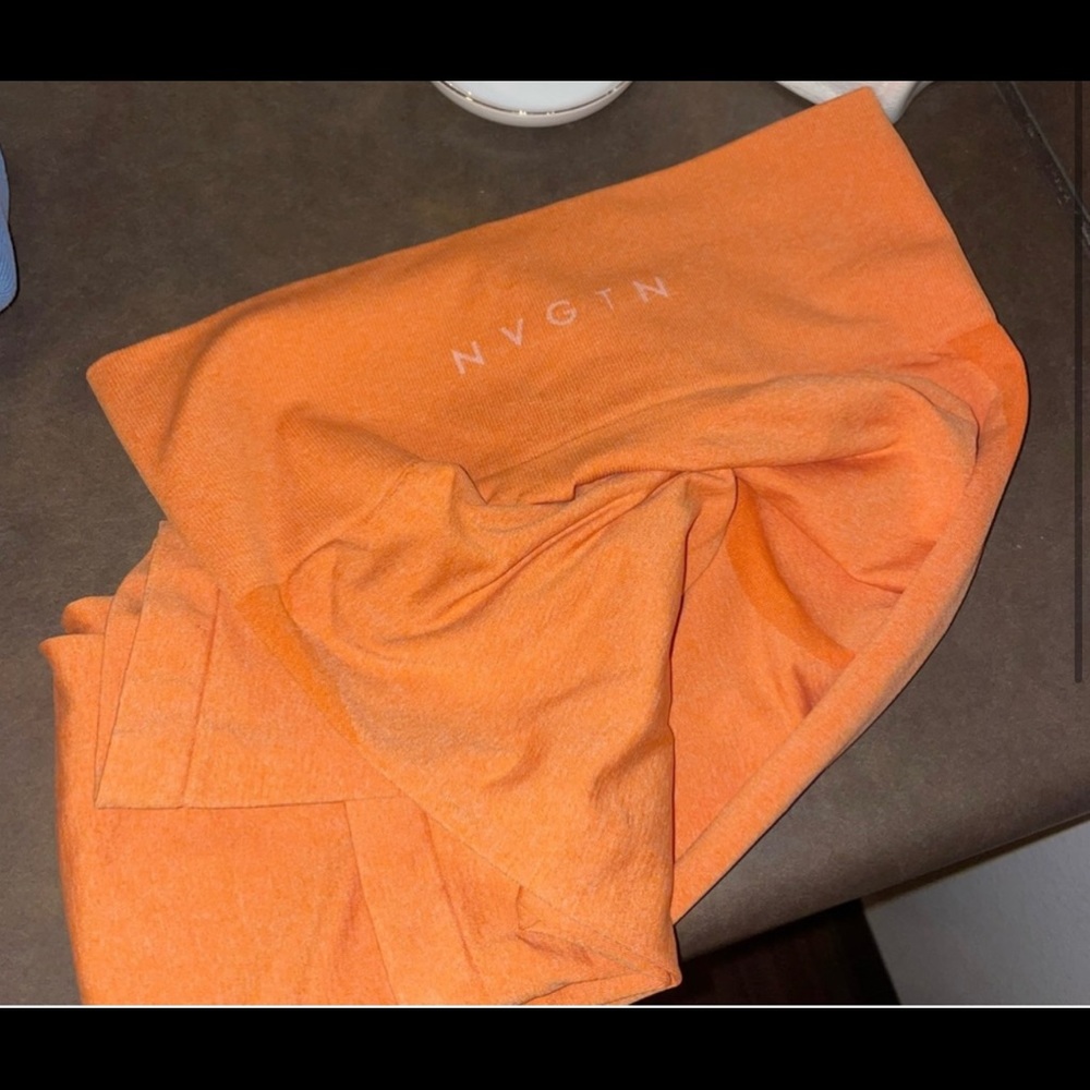 NVGTN contour orange leggings